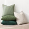 MIULEE 4er Set Kordsamt Kissenbezüge Kissenbezug Dekorative Kissenhülle Moderne Sofakissen Kissen Zierkissen Couchkissen für Sofa Dekokissen Wohnzimmer Schlafzimmer 50x50 cm Grün Serie