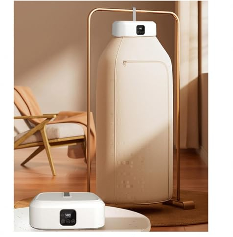 GeRRiT Seche Linge Portable Electrique SéChage à Air Chaud à 360° , Seche Linge Portable Convection à Circulation d'air Chaud , Mini SèChe Linge SèChe-Linge Domestique