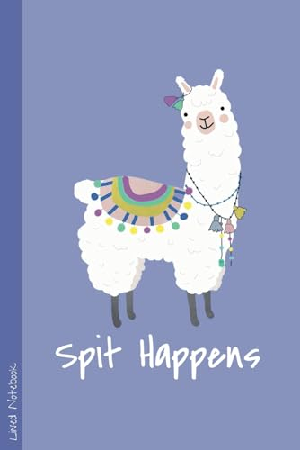 Spit Happens: Funny Notebook for Work, White Elephant Gift for Adults, Coworkers, Colleagues, Boss, Office Employees, Gag Gift for Women, (Lined Journal with Motivational Quotes)