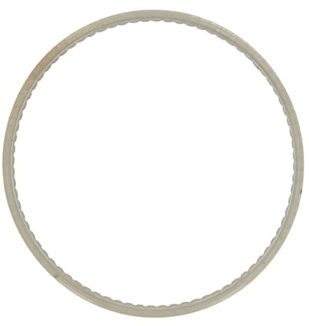 12in Motor Ribbed Drive Belt, Replacement Part 60cm Circumference Bandsaw Drive Belt Low Vibration Wide Compatibility Wear Resistance for Drum Conveyor