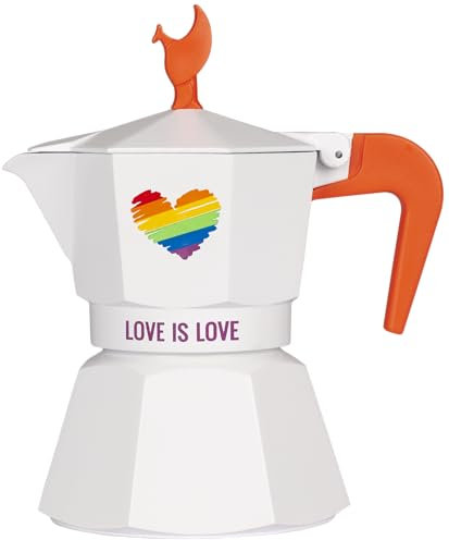 MOKAVIT Pride - Cafetera Italiana - Cafetera Italiana Induccion 3 Tazas, Cafetera Induccion 3 Tazas, Moka Induccion 3 Tazas, Cafetera Moka, Cafetera para Induccion, Moka Pot - Made in Italy