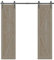 MOOTACO 3M/10FT Double Sliding Barn Door Kit,Black Heavy Duty Sliding Barn Door Rail Kit, Double Sliding Barn Door Track Roller