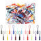100 Stück Reißverschluss Verlängerung Zipper Pulls Nylon Ersatzzipper Reißverschluss Anhänger Anti-Rutsch Reißverschluß Verlängerung Anhänger für Rucksäcke, Jacken, Gepäck, Handtaschen