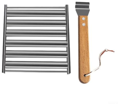 BBQ Hot Dog Roller mit abnehmbarem Wurstgestell aus Edelstahl, gleichmäßiges Kochen (mittel)