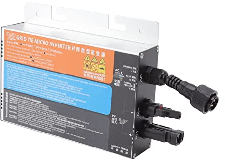 Onduleur à Attache de Grille, Onduleur à Onduleur à Cravate 18 à 60 V avec Un Taux de Conversion élevé à Nœuds de la Grille de la Grille Solaire Onduleur pour Panneaux Solaires pour Les