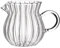 Elegante juego de salsera de cristal y jarra de leche, versátil taza de jarabe y café para comidas familiares, perfecto para salsas y leche, ideal para entretenimiento