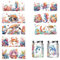 Ocean Rub On Transfer Sticker - 10 Sheets Sea Animal Theme UV DTF Cup Wrap Including Turtle Seastar Seahorse Shell Crab Waterproof Personalized Stickers for 16 oz Glass Cups Wood Crafts