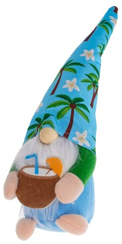 SHINEOFI Sommerliche Wichtelpuppe aus Langlebigem Material Dekorative Zwergenfigur für Party und Wohnraumdeko Liebevoll Gestalteter Bauernhaus Gnom
