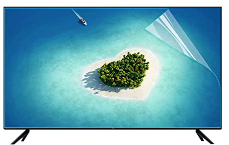 QWdfgS Protection d'écran pour téléviseur, Protecteur d'écran TV protecteur à partir de LED, Film protection mat antireflet//antilumière bleue for enfants(75in 1645x930mm)
