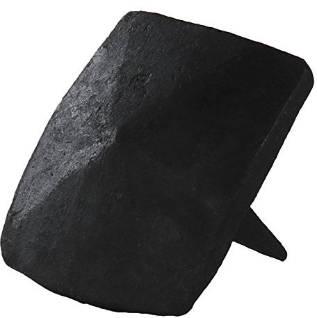 A29 (Set of 6) 1 1/4 x 1 Inch Square Pyramid Decorative Iron Nails/Clavos, Natural Black Iron Finish