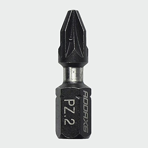 TIMCO X6 Impact Pozi Driver Bit - Newly developed heat treatment process for longevity and performance - No.2 x 25
