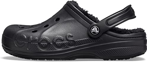 Crocs Unisex Baya Lined Clog' Clog, Schwarz, 48/49 EU