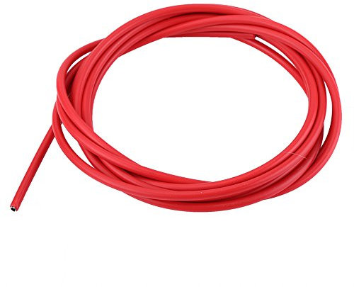 VGEBY1 4mm Fahrrad Schaltseil, Fahrrad Schaltgetriebe Umfassen den Äußeren Schlauch und den Inneren PVC Schlauch für Mountainbikes und Rennräder(Rot)