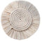 voloki 4 Stück handgemachte Makramee Untersetzer Set, Boho Reine handgemachte Baumwolle Braid Makramee Cup Mats Table Decor