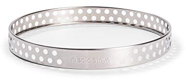 Solo Stove Standfuß für Feuerschale Yukon | Zubehör für Outdoor Feuerstelle, Schutz für den Boden, mit Luftzirkulation, 7 cm Erhöhung, Edelstahl