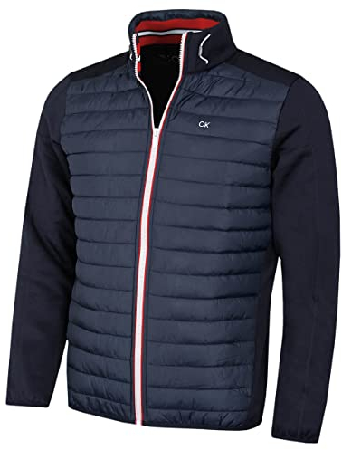 Calvin Klein Mens Hybrid Jacket - Navy - L