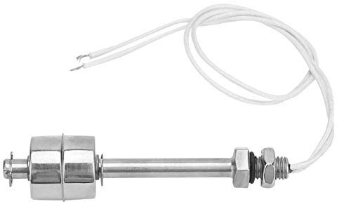 Interruttore a galleggiante in acciaio inossidabile 0 ~ 220V 100mm, interruttore a galleggiante dell'acqua del serbatoio, interruttore del sensore di livello del liquido a galleggiante per il controll