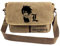 WANHONGYUE Death Note Anime Kleine Umhängetaschen Leinwand Kuriertasche Mini Schultertasche Messenger Bag Geldbörse 1