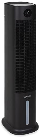 Klarstein Skytower Grand Smart Portable Air Cooler – 4-in-1 Fan, Air Purifier & Humidifier, 460 m³/h Airflow, Smart App & Alexa Control, 8L Tank, Oscillation, Timer, Ideal for Home, Black
