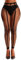 XIUSEMY Bas Resille Collant Filet Sexy Respirant Solide Taille Haute avec les Rayures Verticaux Sans Pieds pour Femmes