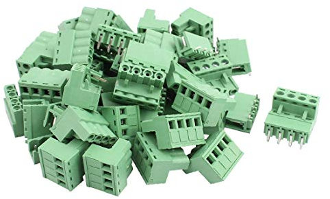 NEW LON0167 27Pairs AC 300V 10A 4 Terminale 5.08mm Spaziatura Morsetto PCB Morsetto a vite(27Pairs AC 300-V 10A 4 Anschluss 5.08mm Abstand PCB Schraubklemmenblockverbinder