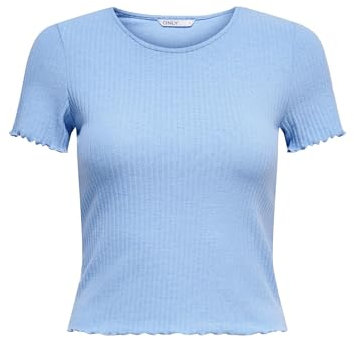 ONLY ONLEMMA S/S Short Top Noos JRS Veste, Ultramarine, L Femme