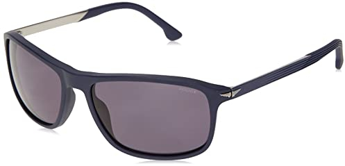 Police Unisex SPLC37 Sunglasses, Matt Blau, 60
