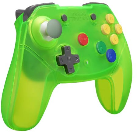 Retro Fighters Brawler64 Wireless 2.4G Controller Extreme Green