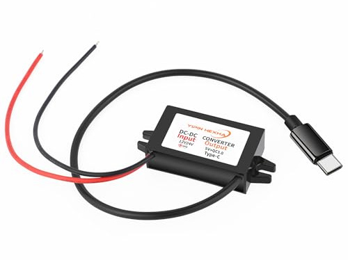 Quick Charge QC3.0 USB C Konverter DC 12V/24V auf 5V 3A USB Type-C Buck Modul Step Down Spannungsregler Auto Stromwandler Adapter