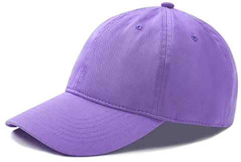 Casquette de baseball unisexe vintage délavé en sergé réglable, A26-violet, Taille unique