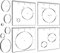Inlay Template Set, Decorative Templates and Router Template for Woodworking，Router Jig Template (4P Circle)