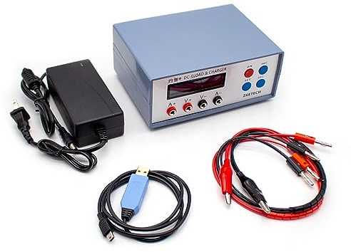 Toplionace EBC-A01 CR Knopf AAA Batteriekapazitätstester, Batterietester mit Elektronischer Last, 30V 1A 30W