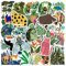 50Pcs Tier-Illustration Aufkleber, Western Vintage Art abstrakten Stil Tier Aufkleber für Kinder Erwachsene, Vinyl wasserdicht Kunst klassische trendige Abziehbilder