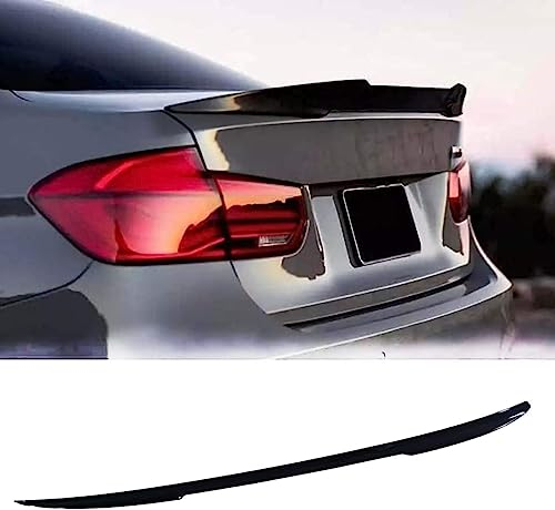 Auto Heckspoiler für BMW Serie 4 Series 4er F36 Gran Coupé 4-Door 2013-2021, Heckflügel Einbau Dachspoiler Kofferraumspoiler Kratzfeste Styling Nachrüsten Zubehör,Bright Black