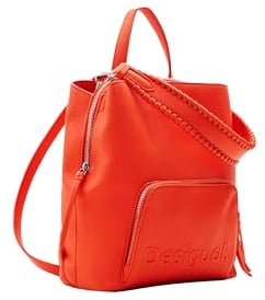 Desigual Women's Back_Half Logo 24 Sum, Orange