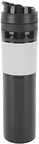 HWGING Travel Coffee Press, Portable Leakproof Design, 300 ml, French Press, Travel Coffee Maker for Commuter (Black)