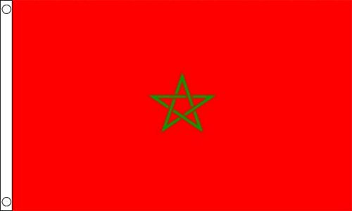 Flagtex Bandera grande de Marruecos