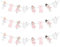 Kreatwow Ballett-Girlande, Ballett-Party-Dekoration, Ballett-Party-Banner, Ballerina-Party-Dekoration, Ballerina-Party-Hängezubehör für Ballett, tanzende Mädchen, Ballerina-Party