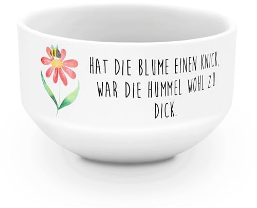 Mr. & Mrs. Panda Schüssel Hummel Blume - Geschenk, reisschüssel, schälchen, Biene, porzellanschüssel, Gute Laune, reisschale, Obstschale, Hummeln, Feld, Wespe, Müslischale