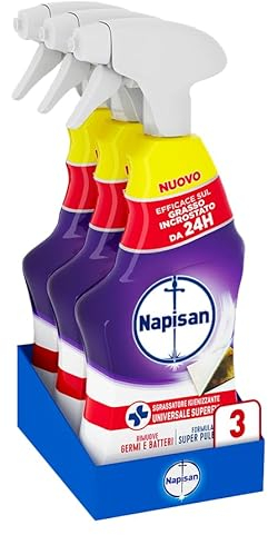 Napisan Spray Sgrassatore Expert 740ml x3