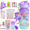 Hapikids Licorne Bricolage Gourde Fille DIY Gourde Isotherme Bouteille Kit de Loisir Créatif Enfant Jeux Créatif Fille 6 7 8 9 10 Ans pour Idée Cadeau Noël Extérieur Jeux Enfant 2 3 4 5 6 Ans