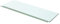 Kavolet 2pcs 60x15 cm Glasboden Glasscheibe Glasplatte Glasregal Transparent Regalboden Glas Einlegeboden Glasablage für Badezimmer Wandregal Badablage 8 mm stärke