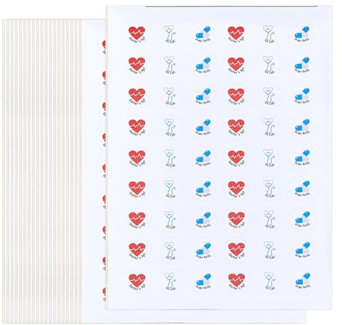 SUPERFINDINGS Ärzte Krankenschwester Planer Aufkleber Planer Basteln Papier Aufkleber Niedliche Ästhetik Aufkleber Medizinische Papier Aufkleber Für Kalender Wasserdichter Laptop
