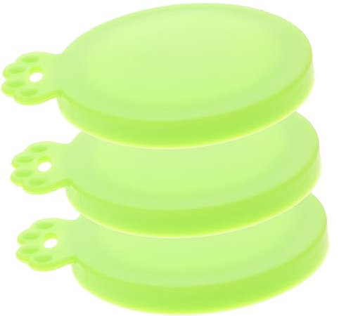 VILLFUL Silikon-dosendeckel Für Konserven 3 Stück Mit 3 Größen Passend Für Dosen Mit 65 Mm 75 Mm Und 85 Durchmesser Frischhalteabdeckung Für Hundefutter Und Katzenfutter