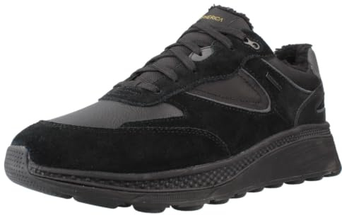 Geox Men's U SPHERICA ACTIF X1 Trainers, Black, 42 EU, Black, 8 UK