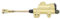 Zohisin moto freno posteriore pompa cilindro principale metallo per sunl 110 125 140 pit (oro)
