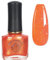 Glitter Nail Polish - Orange Pearl Nail Polish - Shimmer Holographic Mermaid Nail Polish - Pearlescent Shell Glitter Orange Nail Varnish - Quick Dry Shine Reflective Nail Art Gifts for Women