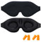 2025 Upgraded 3D Blackout Sleep Mask for Women & Men - Zero Eye Pressure, Breathable & Adjustable Eye Mask for Side Sleepers, Travel, Meditation, and Night Shift