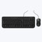 Incase Wired Desktop 600 – Designed by Microsoft – Keyboard and Optical Mouse Set, QWERTY Layout, Spill-Resistant Design, Quiet Touch Multimedia Keys, USB Connection, Plug-and-Play – Black
