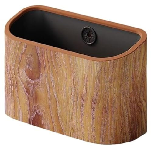 Ymxygz Mini Poubelle, Poubelle en Bois, Corbeille De Comptoir, Poubelle De Bureau pour Salle De Bain, Bureau, Cuisine, Table Basse